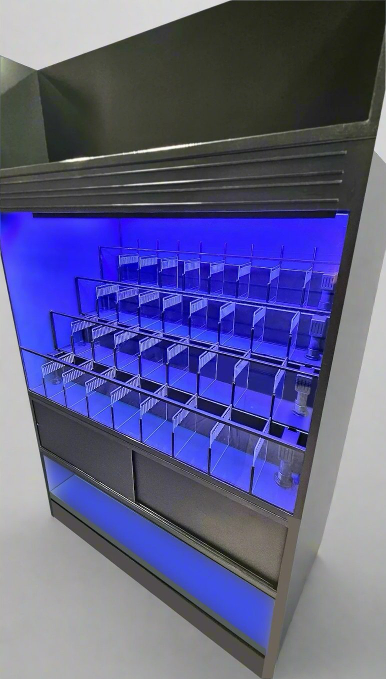 Marine and Freshwater Crustacean Fish Display Rack