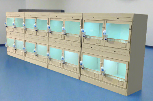 Puppy Acclimation Isolation Kennels for Veterinary Care