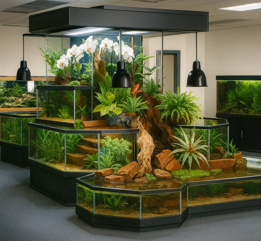 3D Aquarium Displays - Marine - Freshwater - Aquatic Turtles