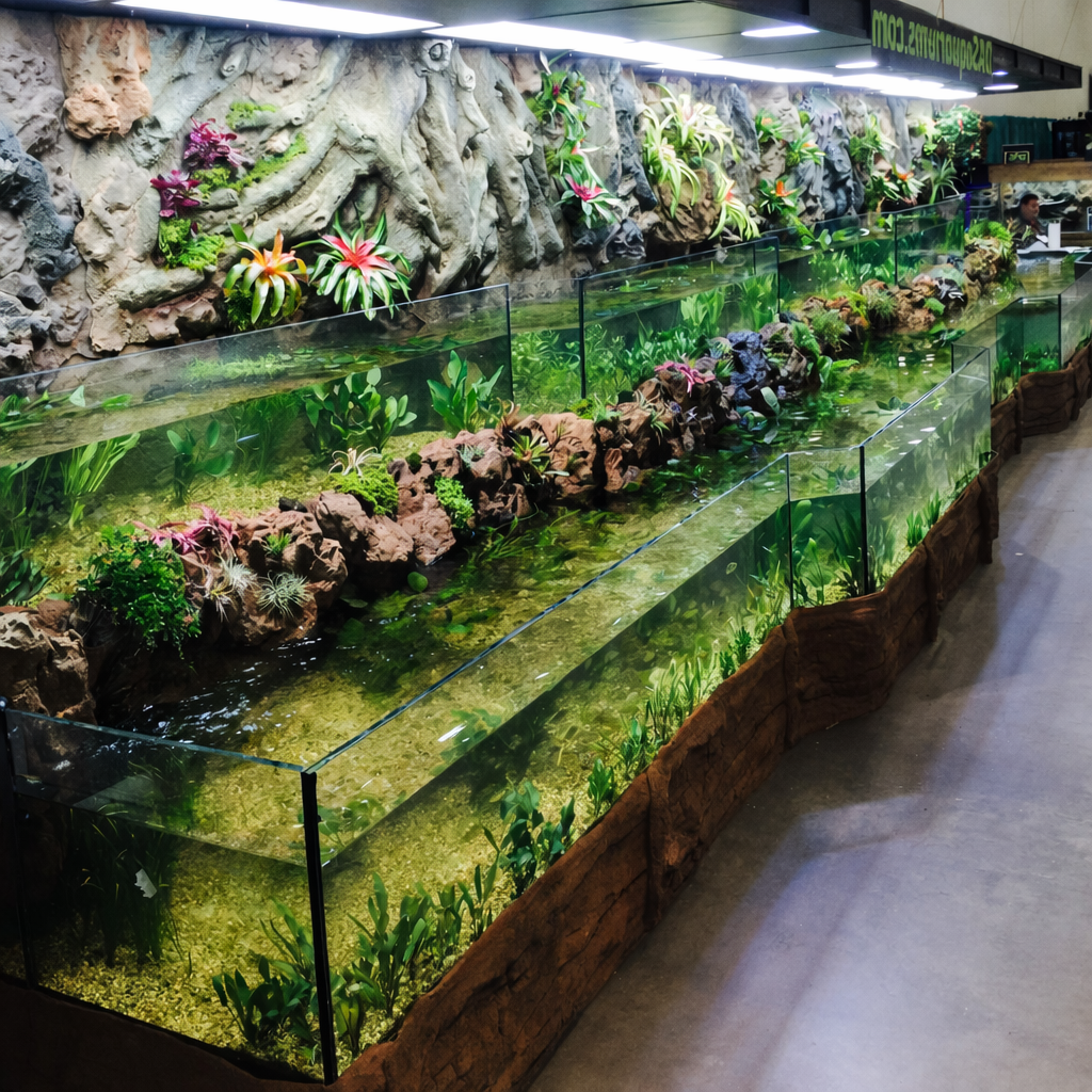 3D Aquarium Displays - Marine - Freshwater - Aquatic Turtles