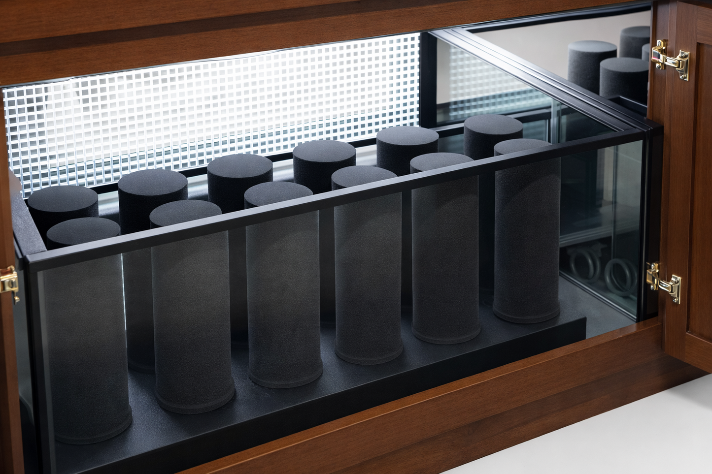 Aquatic Turtle Filtration Sump with Biological Filter Foam Spool Filtration for optimal turtle waste removal.