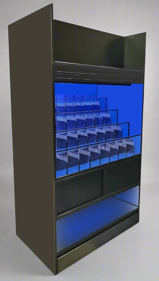 Crustacean Retail Commercial Display Rack Betta Fish Freshwater Commercial Display Rack