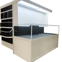 DAS Retail Fish  Display Rack with glass front and Marine 3D Aquarium