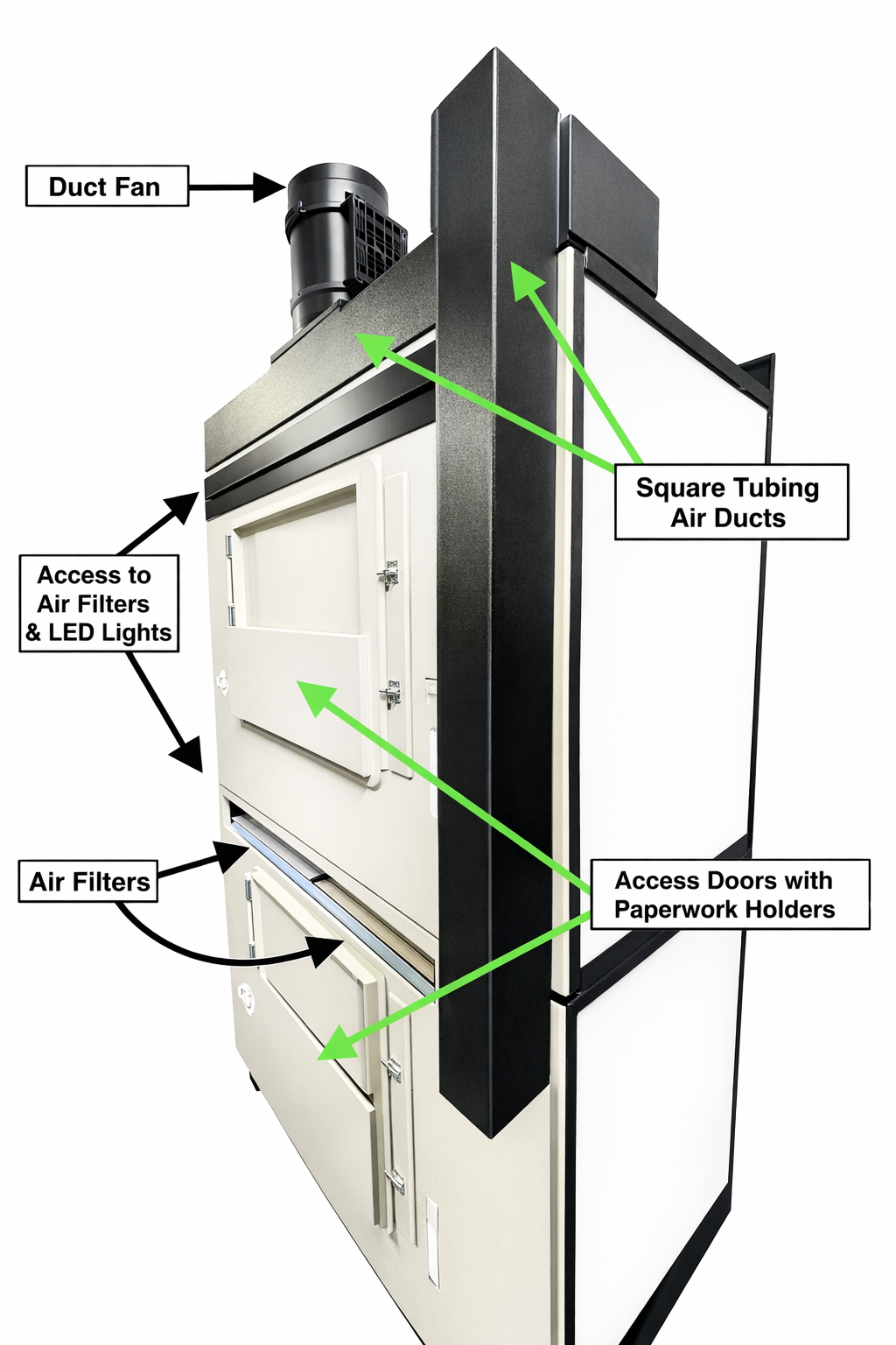 Professional animal adoption display with multiple enclosed suites for puppies and kittens.  Pet Adoption Kennels