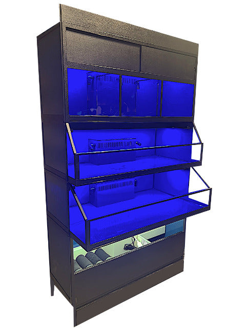 Marine Frag or Coral Care Commercial Wall Rack Display