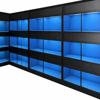 Educational freshwater aquarium rack designed for classrooms, labs, and aquaculture programs with low maintenance requirements