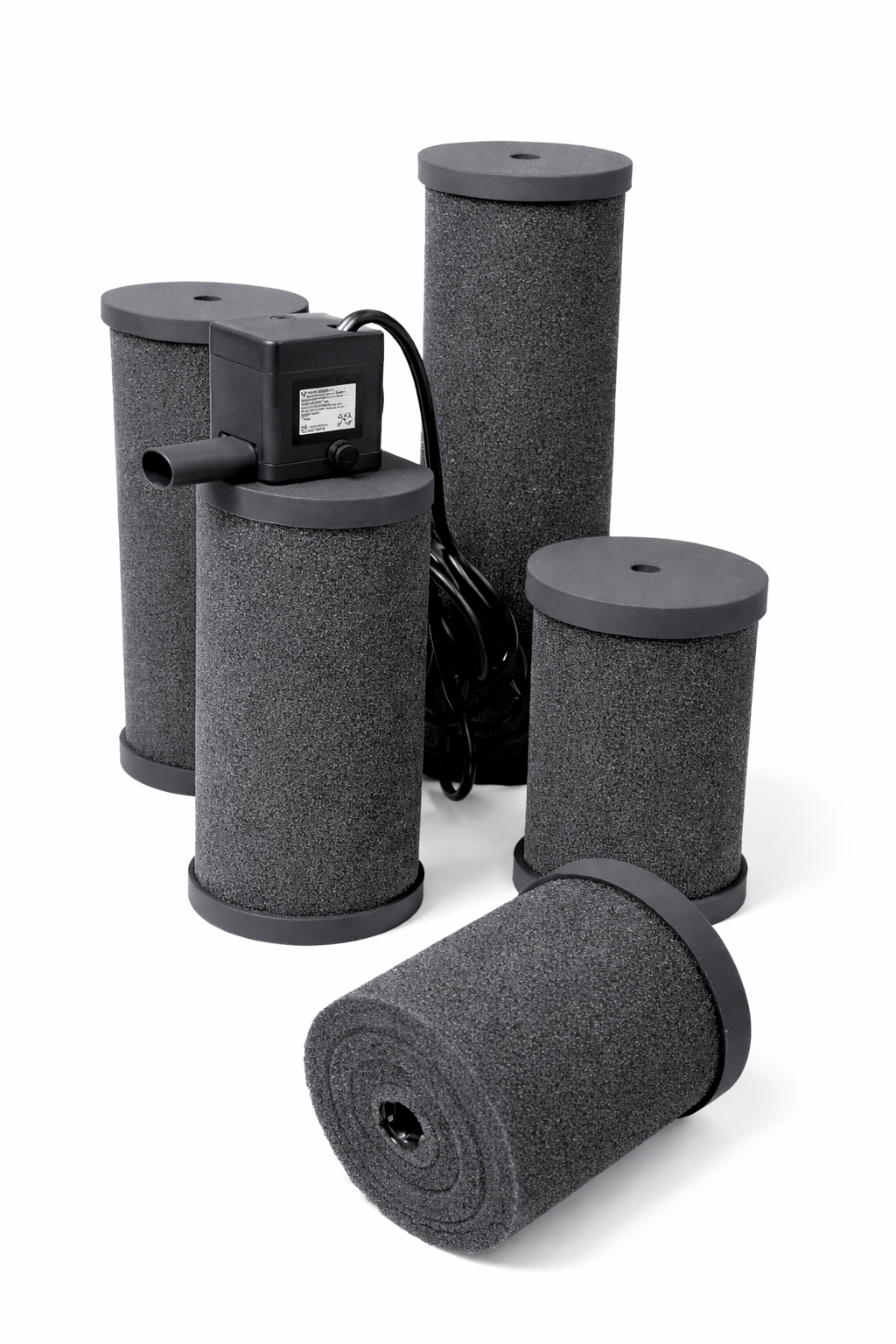 Double Layer Foam Biological Air Powered Filtration for DAS Fish Retail Racks