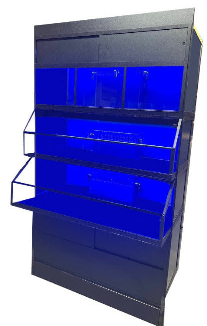 Marine Frag or Coral Care Commercial Wall Rack Display