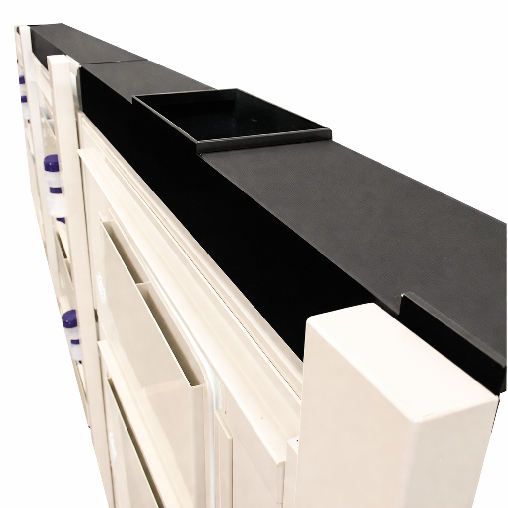 Modular adoption kennel system designed for humane display of adoptable pets in rescue facilities and veterinary clinics