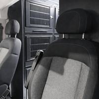 Custom Pet Transport Van Kennels
Professionally designed and installed kennel systems for customer-supplied vans. Built for pet taxis, rescues, and animal transport professionals. Durable, ventilated, and fully customizable.