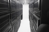 Custom Pet Transport Van Kennels
Professionally designed and installed kennel systems for customer-supplied vans. Built for pet taxis, rescues, and animal transport professionals. Durable, ventilated, and fully customizable.