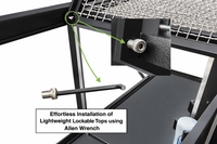 Mobile, lockable glass petter enclosure for puppies, small mammals, turtles, and birds