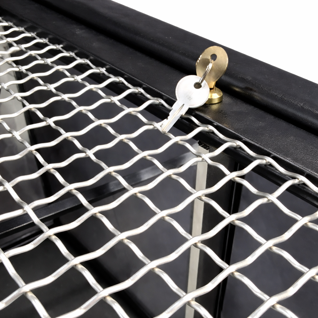 Rolling, lockable petter display with glass enclosure for puppies, small mammals, turtles, or birds