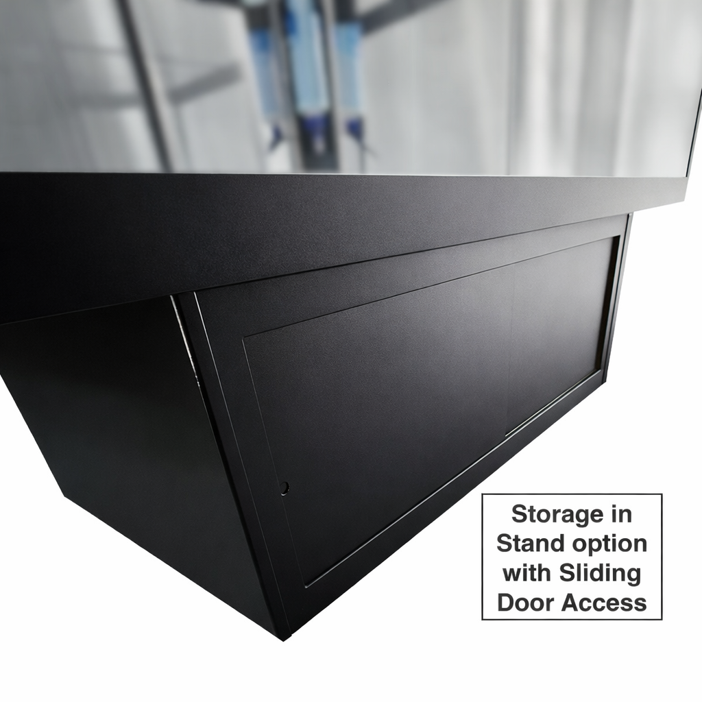 Rolling, lockable petter display with glass enclosure for puppies, small mammals, turtles, or birds