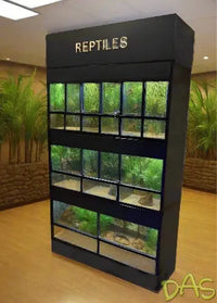 Reptile Care Commercial Display Rack - DAS 
