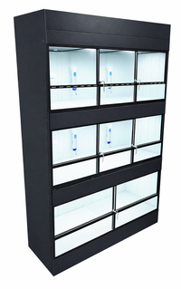 educational small animal housing rack for agricultural science classrooms and FFA Programs