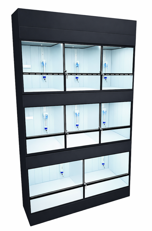 Retail Ready Small Animal Display Rack for Pet Store Adoption