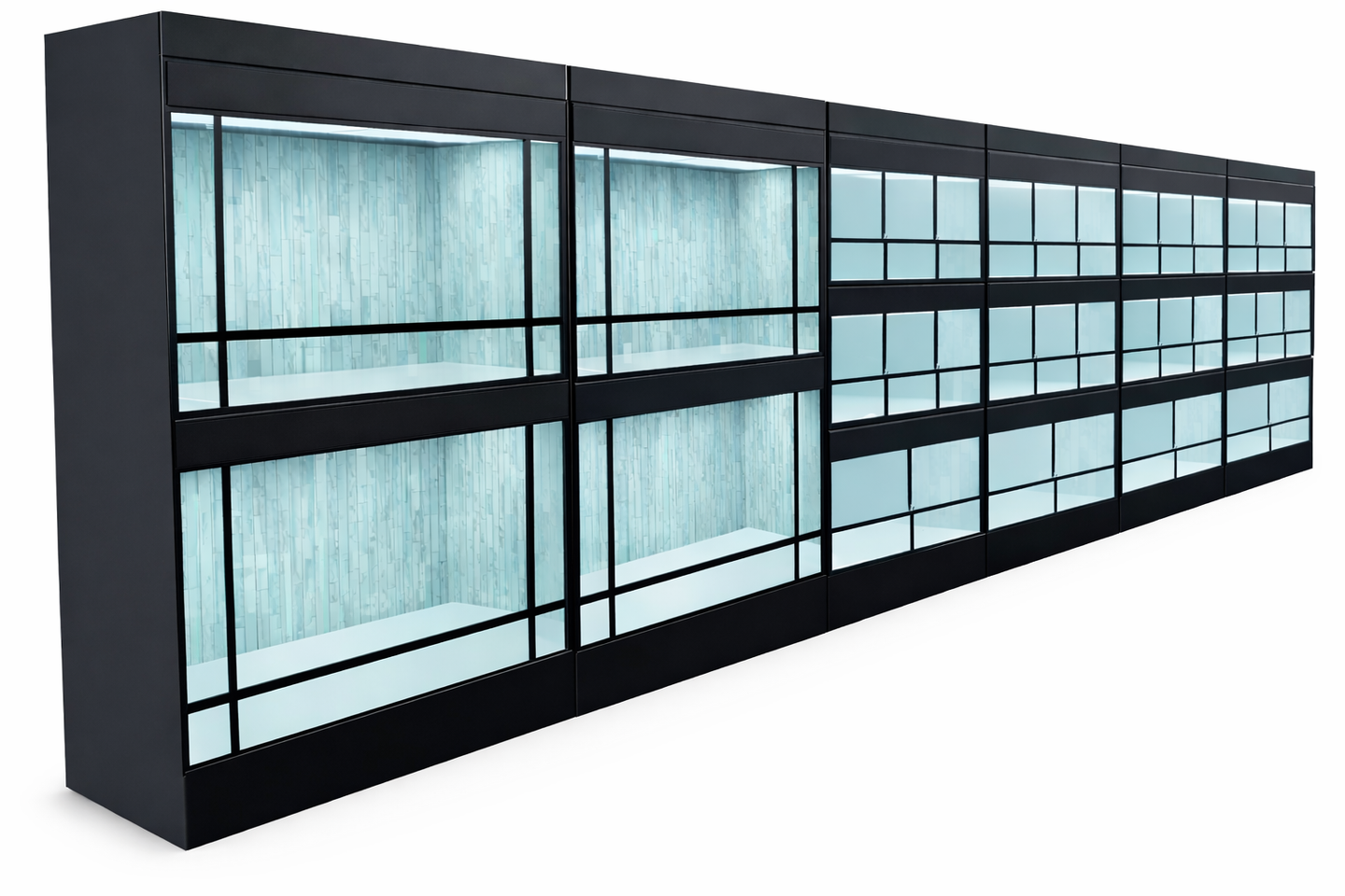 Small Animal Housing Racks with multiple enclosures for shelters and nonprofits