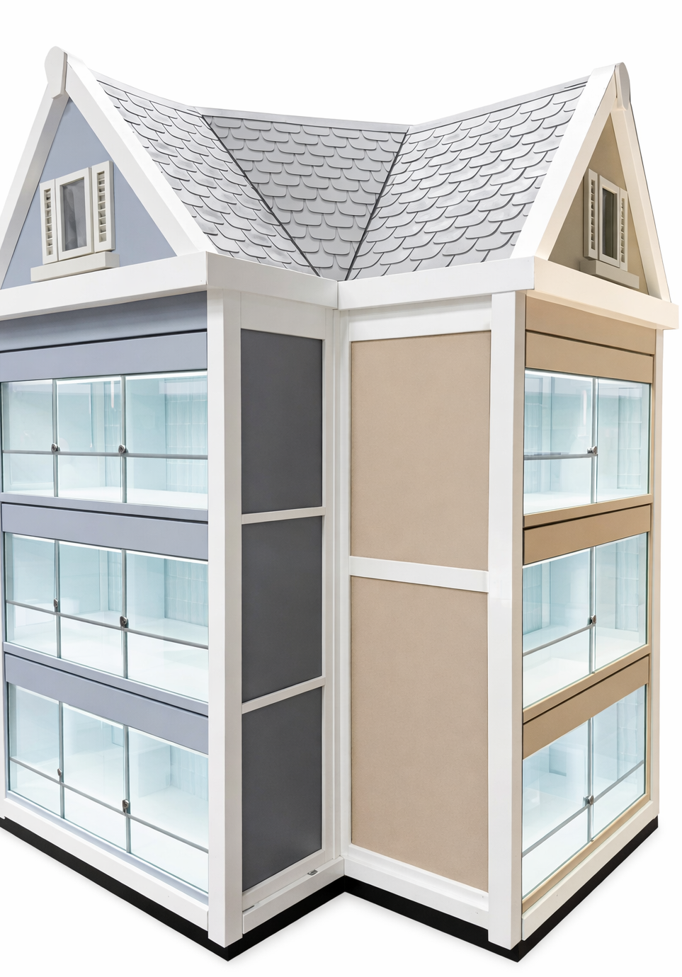 Small ANimal Retail Rack in Pet Store Environment showing Township Facades for an interesting look