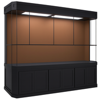 Professionally custom built turtle aquarium or paludarium designed for homes, schools, and public nature displays.