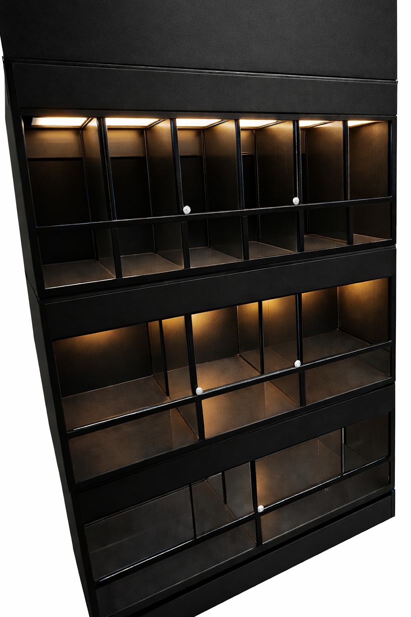 Reptile rack system designed for scalable housing in home or commercial setups