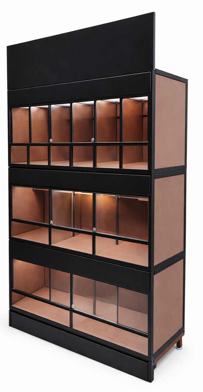 Commercial reptile rack system for professional breeding and reptile stores