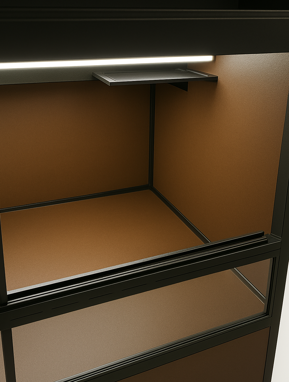 Industrial reptile rack system for large-scale reptile housing