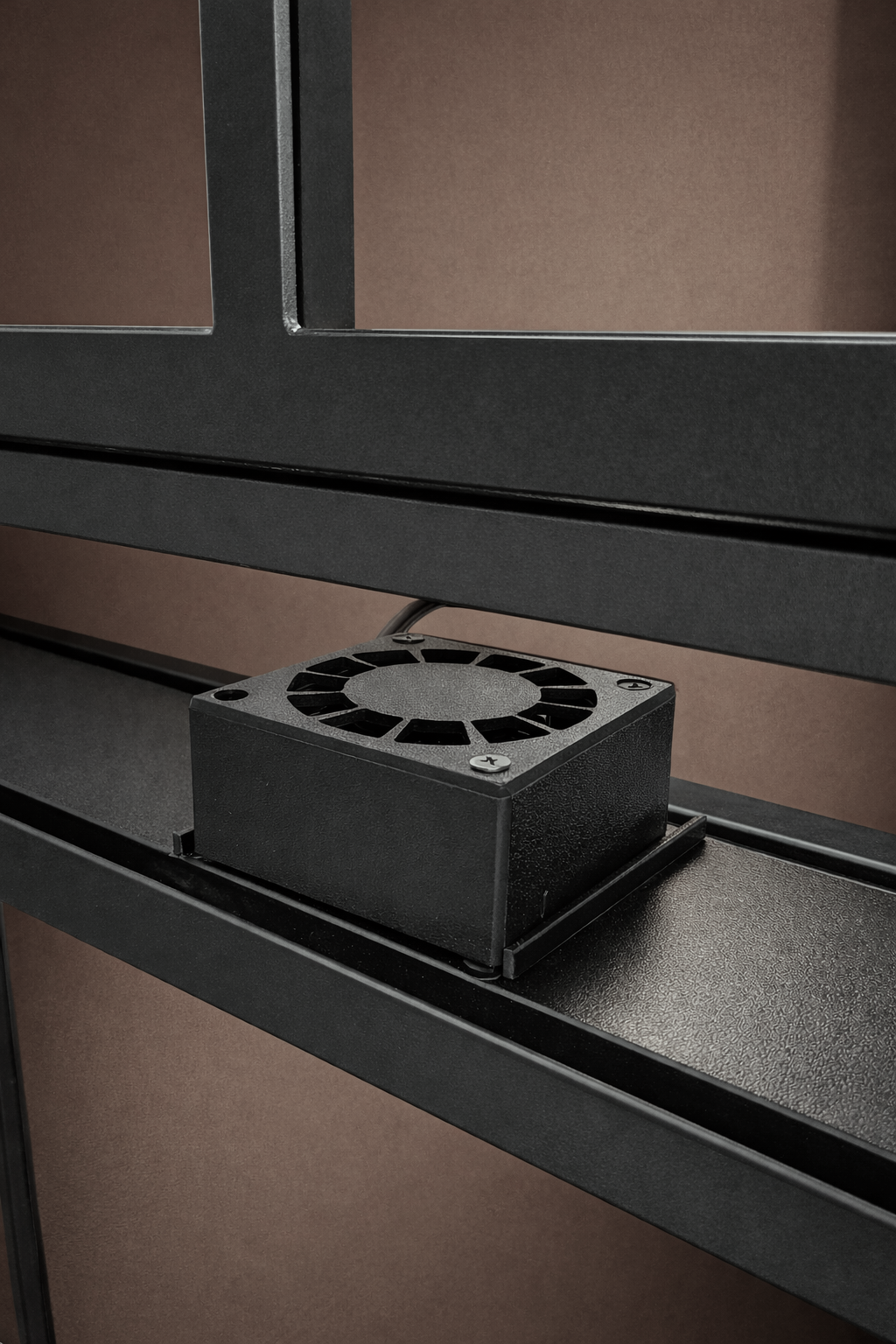 Professional reptile rack with stacked enclosures for breeders and hobbyists