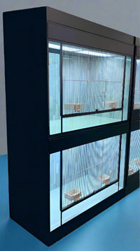 Commercial Bird Aviaries Racks Pet Shop DIsplay for Birds and Parrots
