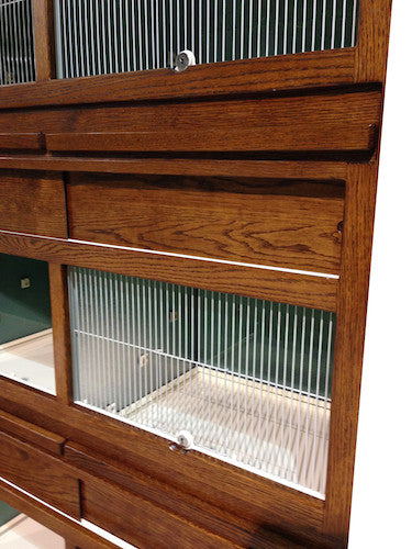 Oak Front Small Bird Cages or Enclosures by DAS Aquariums